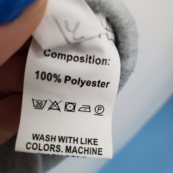 Womens XL Hoodie Sweatshirt Miami City Graphic Pullover Gray Kangaroo Pocket - Picture 10 of 14